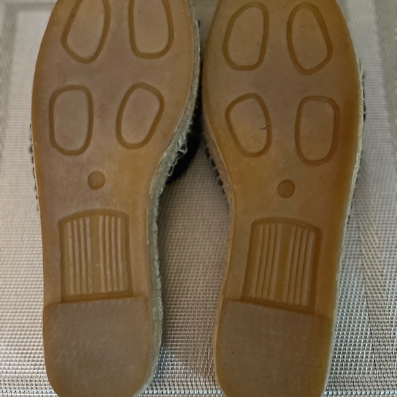 PATRICIA GREEN NIB AUTHENTIC BLACK GENUINE LEATHER ESPADRILLES SLIP ON - Picture 9 of 13